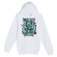 Somebody Save Me From Myself Premium Pullover Hoodie