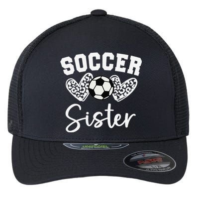 Soccer Sister Matching Family Soccer Flexfit Unipanel Trucker Cap