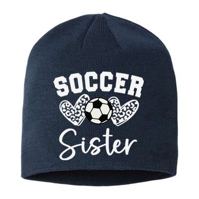 Soccer Sister Matching Family Soccer Sustainable Beanie