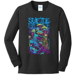 Suicide Silence Mushroom Kids Long Sleeve Shirt