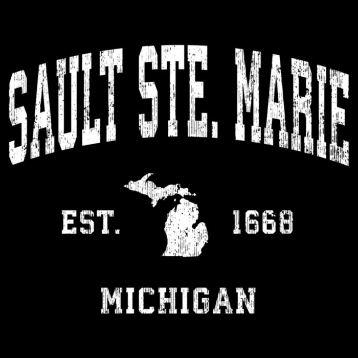 Sault Ste. Marie Michigan Mi Vintage Athletic Sports Backpack