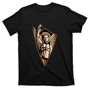 St Saint Michael the Archangel Catholic Angel Warrior T-Shirt