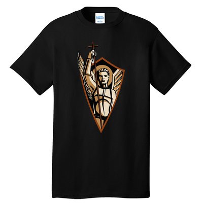 St Saint Michael the Archangel Catholic Angel Warrior Tall T-Shirt