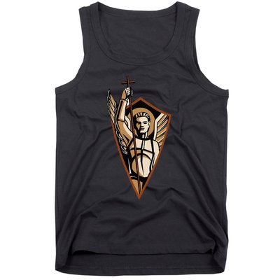 St Saint Michael the Archangel Catholic Angel Warrior Tank Top