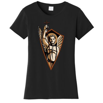 St Saint Michael the Archangel Catholic Angel Warrior Women's T-Shirt