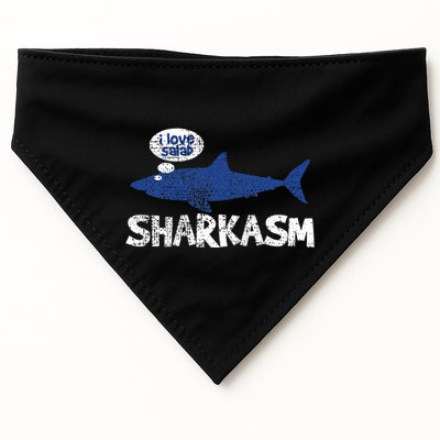 Shark Sharkasm Marine Biology USA-Made Doggie Bandana