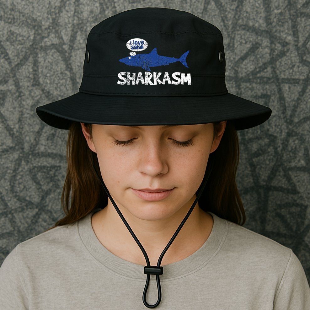 Shark Sharkasm Marine Biology Bucket Hat