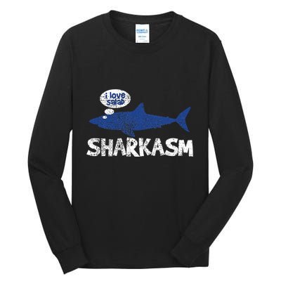 Shark Sharkasm Marine Biology Tall Long Sleeve T-Shirt