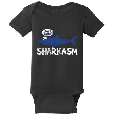 Shark Sharkasm Marine Biology Baby Bodysuit