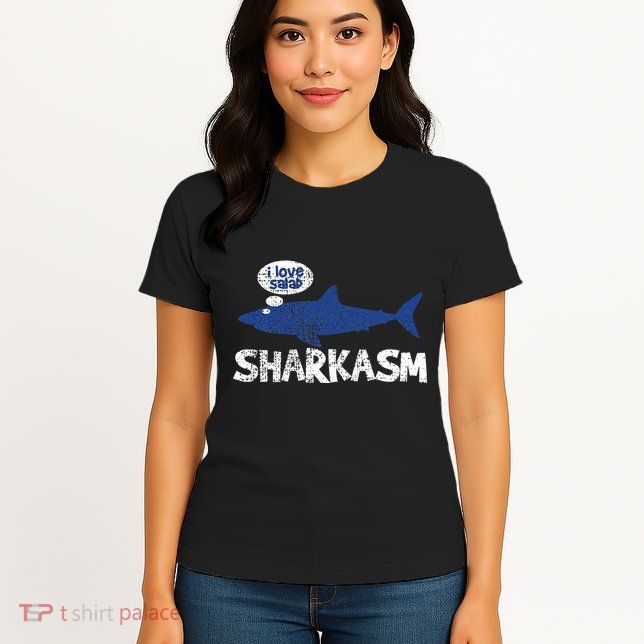 Shark Sharkasm Marine Biology Womens T-Shirt