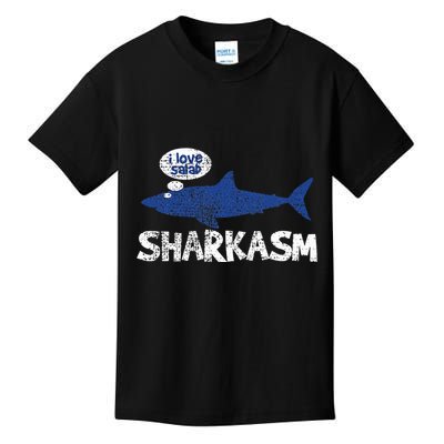 Shark Sharkasm Marine Biology Kids T-Shirt