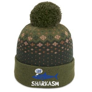 Shark Sharkasm Marine Biology The Baniff Cuffed Pom Beanie