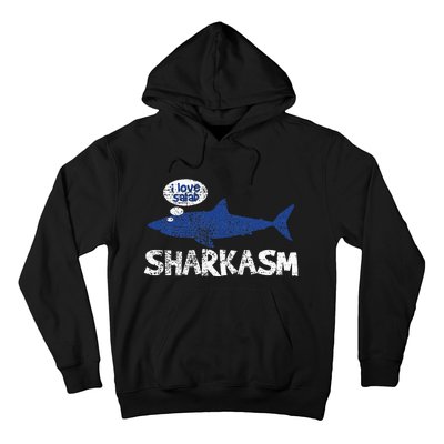 Shark Sharkasm Marine Biology Funny Hoodie