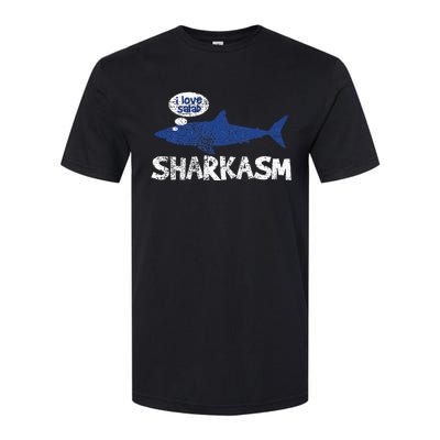 Shark Sharkasm Marine Biology Funny Softstyle CVC T-Shirt