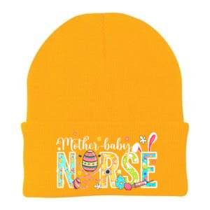 Stethoscope Scrub Mother Nurse Life Bunny Easter Day Gift Knit Cap Winter Beanie