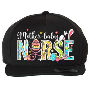 Stethoscope Scrub Mother Nurse Life Bunny Easter Day Gift Wool Snapback Cap