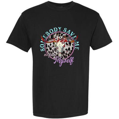 Somebody Save Me Country Music Garment-Dyed Heavyweight T-Shirt