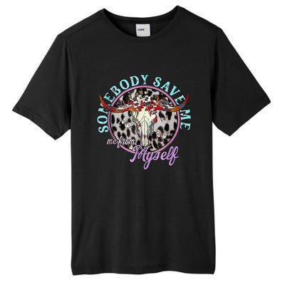 Somebody Save Me Country Music Tall Fusion ChromaSoft Performance T-Shirt