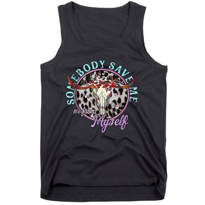 Somebody Save Me Country Music Tank Top