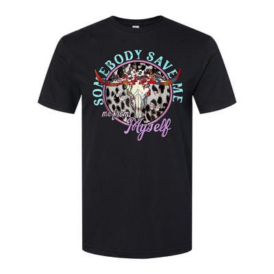 Somebody Save Me Country Music Softstyle CVC T-Shirt