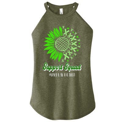 Support Squad Mental Health Awareness Green Ribbon Wo Women’s Perfect Tri Rocker Tank