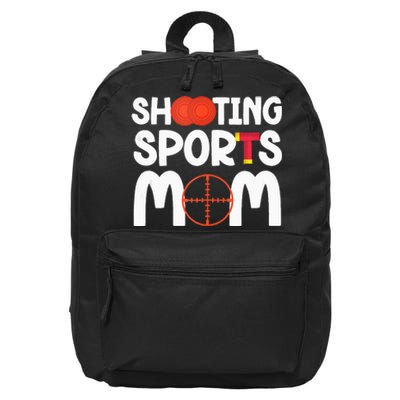 Shooting Sports Mom Shooting Sports Mother 16 in Basic Backpack