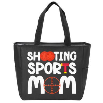 Shooting Sports Mom Shooting Sports Mother Zip Tote Bag