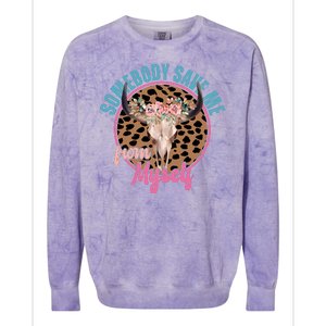 Somebody Save Me From Myself Country Music Retro Colorblast Crewneck Sweatshirt