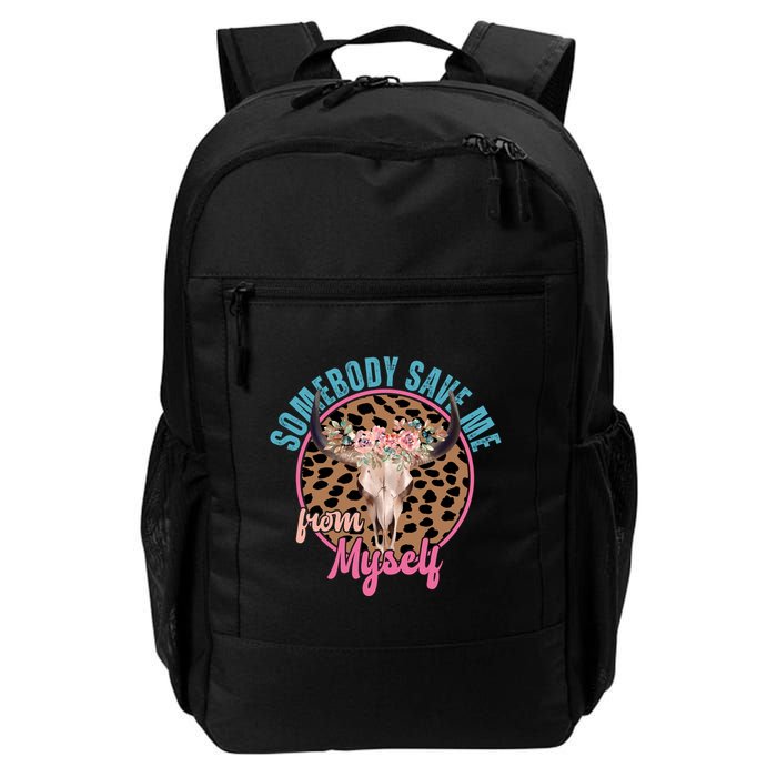 Somebody Save Me From Myself Country Music Retro Backpack