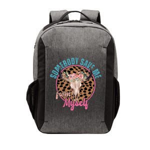 Somebody Save Me From Myself Country Music Retro Vector Backpack