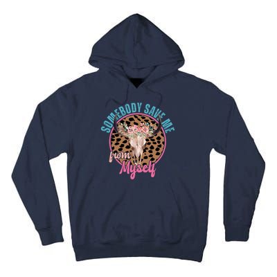 Somebody Save Me From Myself Country Music Retro Tall Hoodie