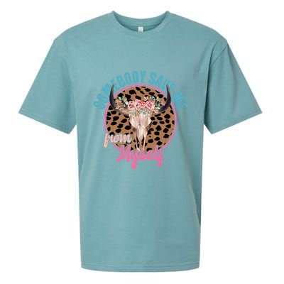 Somebody Save Me From Myself Country Music Retro Sueded Cloud Jersey T-Shirt