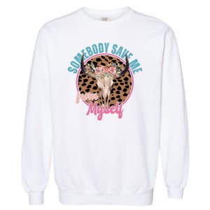 Somebody Save Me From Myself Country Music Retro Garment-Dyed Sweatshirt