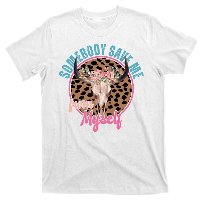 Somebody Save Me From Myself Country Music Retro T-Shirt