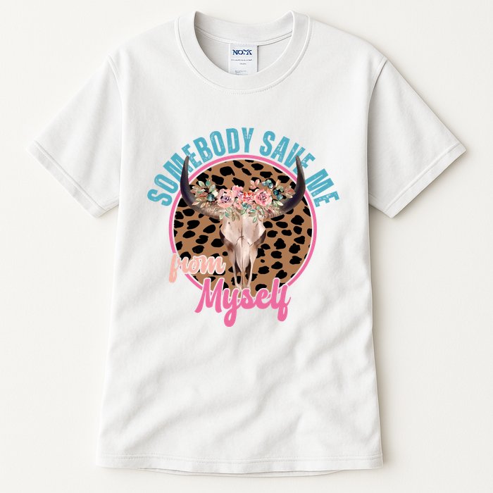 Somebody Save Me From Myself Country Music Retro Tall T-Shirt