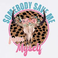 Somebody Save Me From Myself Country Music Retro Tall T-Shirt