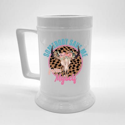 Somebody Save Me From Myself Country Music Retro Beer Stein