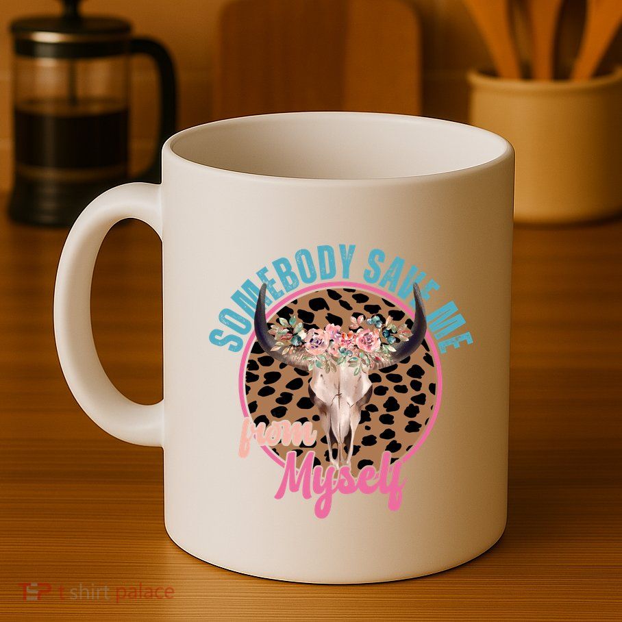 Somebody Save Me From Myself Country Music Retro Mug