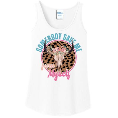 Somebody Save Me From Myself Country Music Retro Ladies Essential Tank