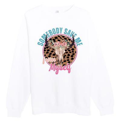 Somebody Save Me From Myself Country Music Retro Premium Crewneck Sweatshirt