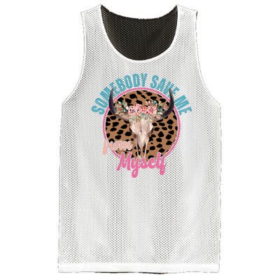 Somebody Save Me From Myself Country Music Retro Mesh Reversible Basketball Jersey Tank