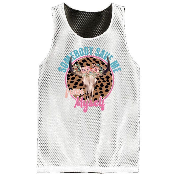 Somebody Save Me From Myself Country Music Retro Mesh Reversible Basketball Jersey Tank