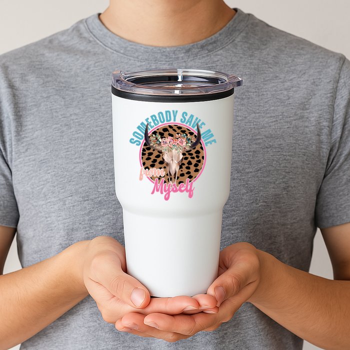 Somebody Save Me From Myself Country Music Retro Tumbler