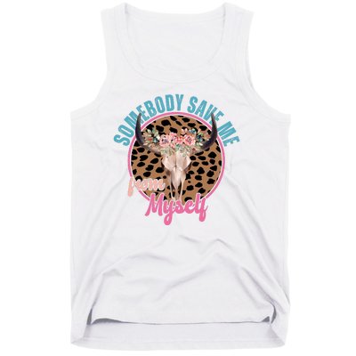 Somebody Save Me From Myself Country Music Retro Tank Top