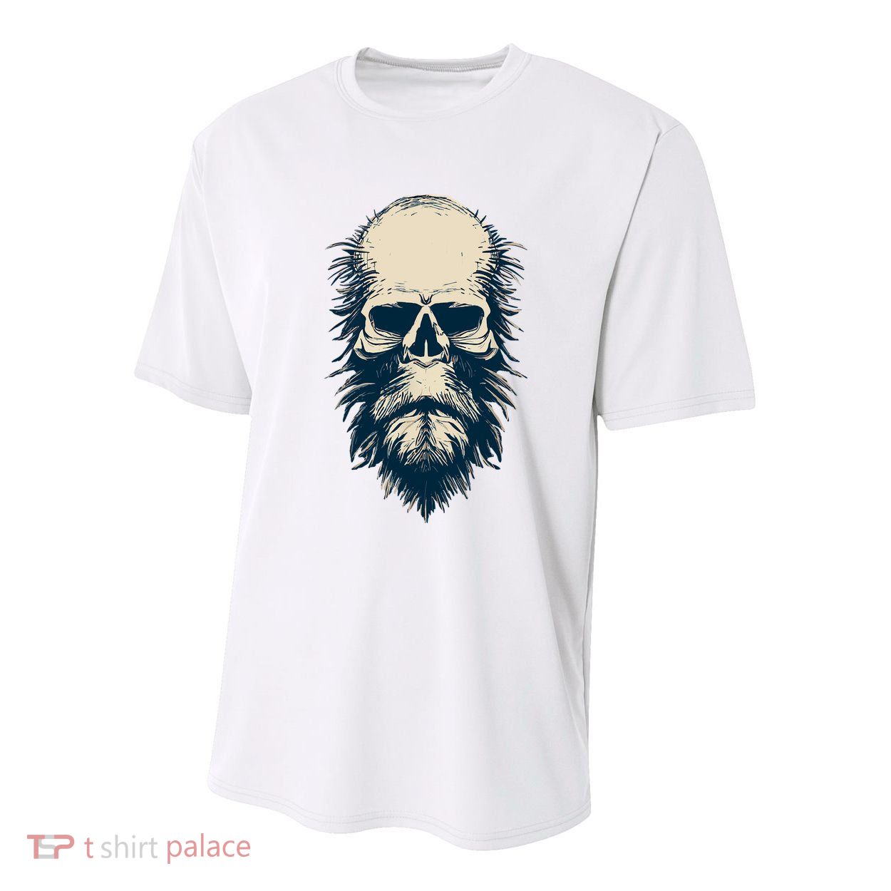Sasquatch Skull Minimalist Bigfoot Horror Skull Youth Performance Sprint T-Shirt