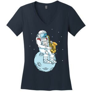 Saxophone Shirts Men Women Saxophonist Gifts Jazz Music Women's V-Neck T-Shirt