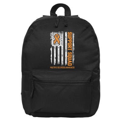 Support Squad Multiple Sclerosis Awareness 16 in Basic Backpack