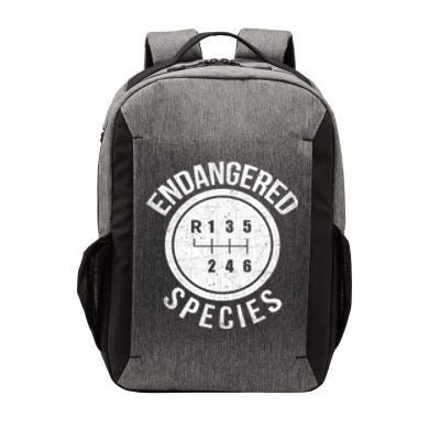 Stick Shift Manual Endangered Species Funny Car Racing Vector Backpack