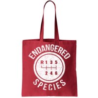 Stick Shift Manual Endangered Species Funny Car Racing Tote Bag