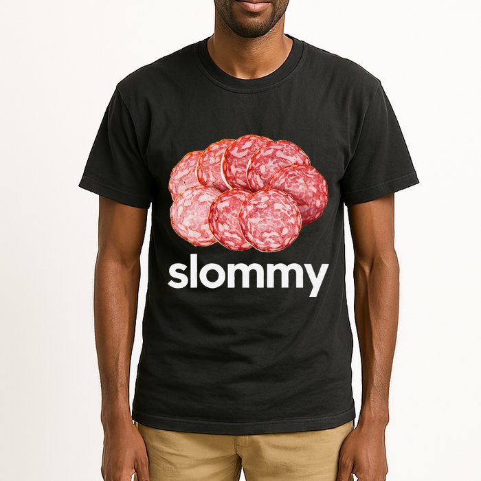 Slommy Salami Meme Oddly Specific Funny Memes Internet Memes Tall T-Shirt
